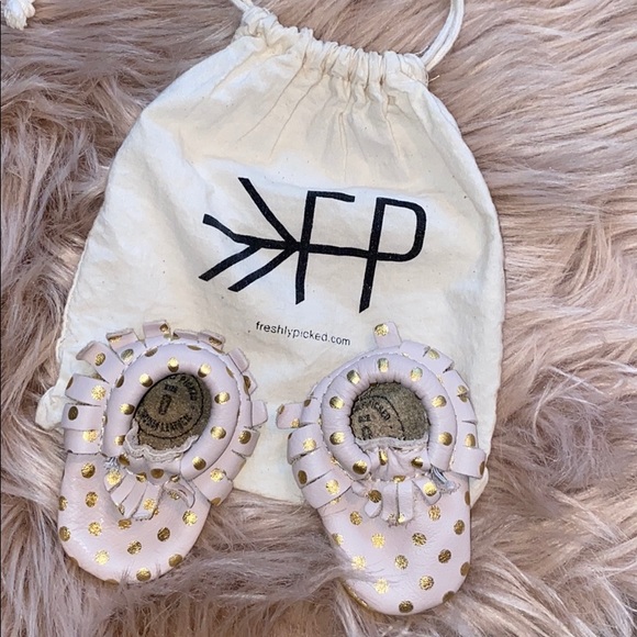 Freshly picked baby moccasins